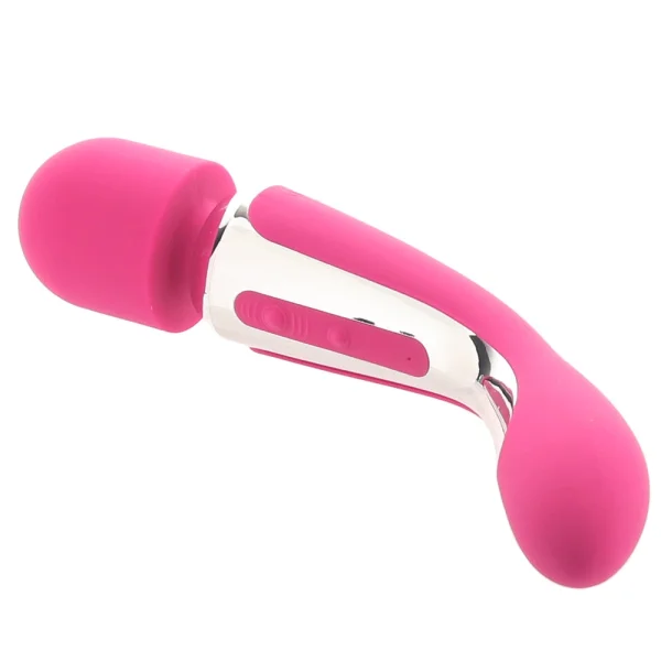 Embrace Body Wand Rechargeable Silicone Wand Style Vibrator - Pink
