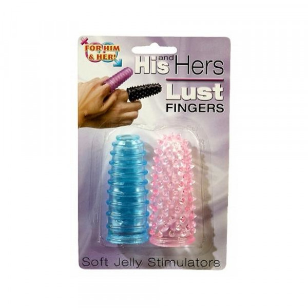His N Hers Lust Fingers Sleeves Pink, Blue