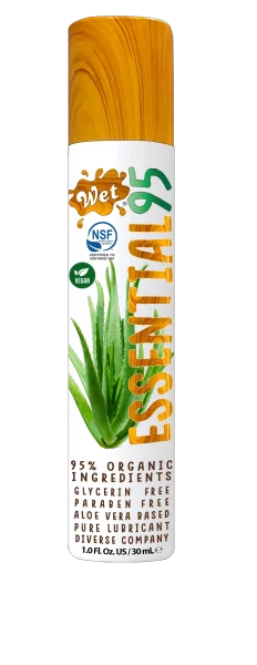 Wet Essentials 95% Organic Aloe Vera Based Lubricant