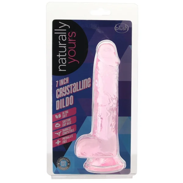 Naturally Yours 7 Inch Crystalline Dildo