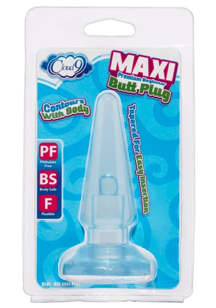 Cloud 9 - Maxi Butt Plug Blue
