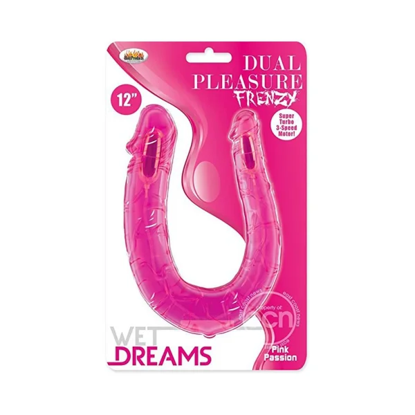 Dual Pleasure Frenzy Pink Double Dong — image 5 of 5