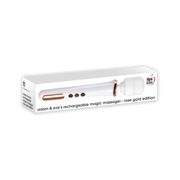 Adam & Eve Rechargeable Magic Massager - Rose Gold — image 12 of 16