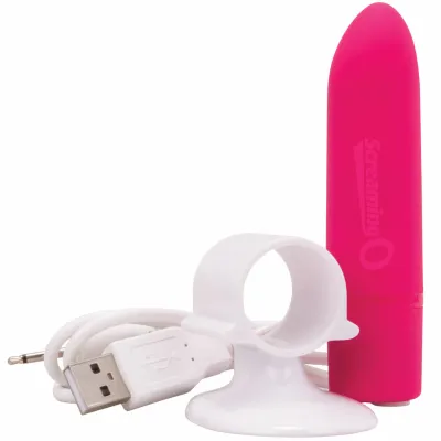 Charged Positive Rechargeable 20 Function Vibrator By Screaming O Strawberry