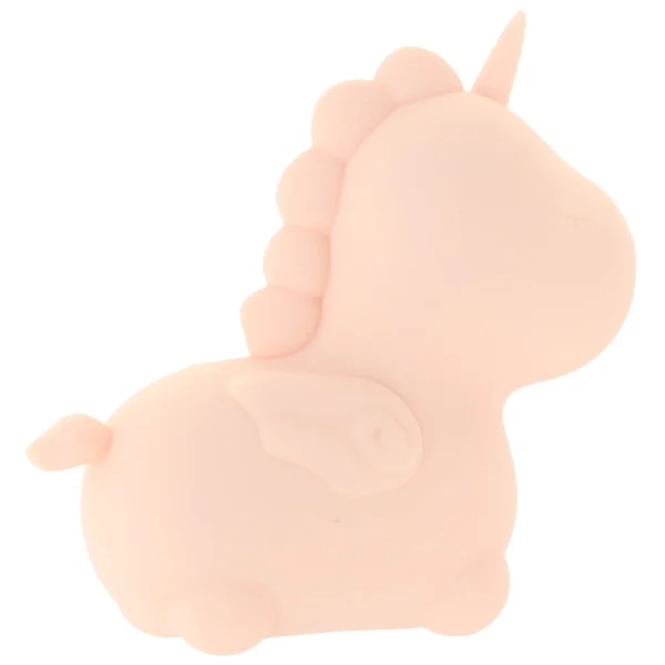 Unihorn Heart Throb Pulsing Silicone Clitoral Vibrator - Pink