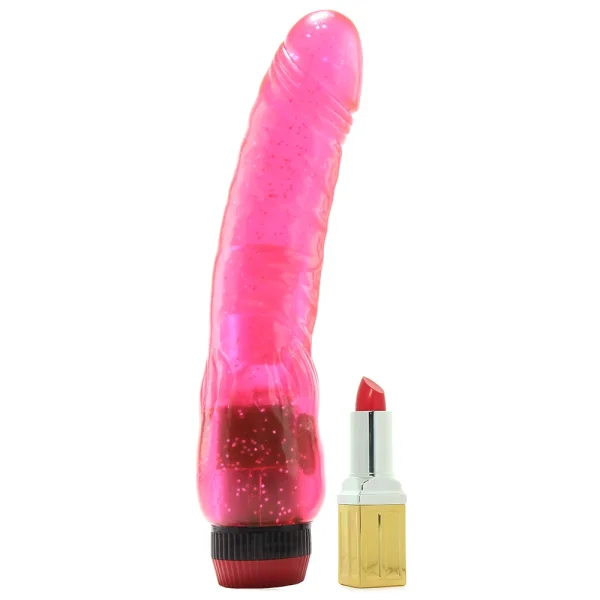 Curved Penis 8.25 Inches - Hot Pink