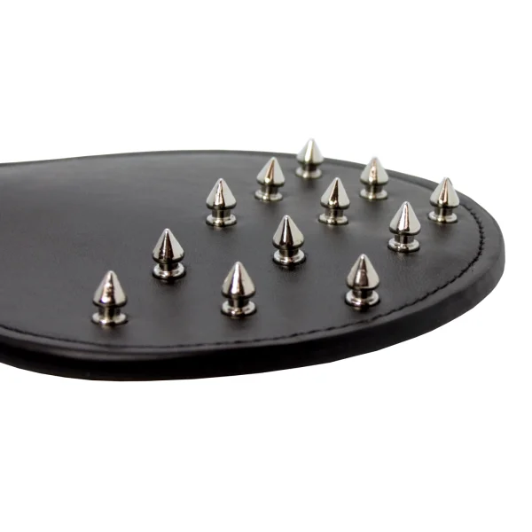 Leather Spiked Spanking Paddle For Kinky Couples