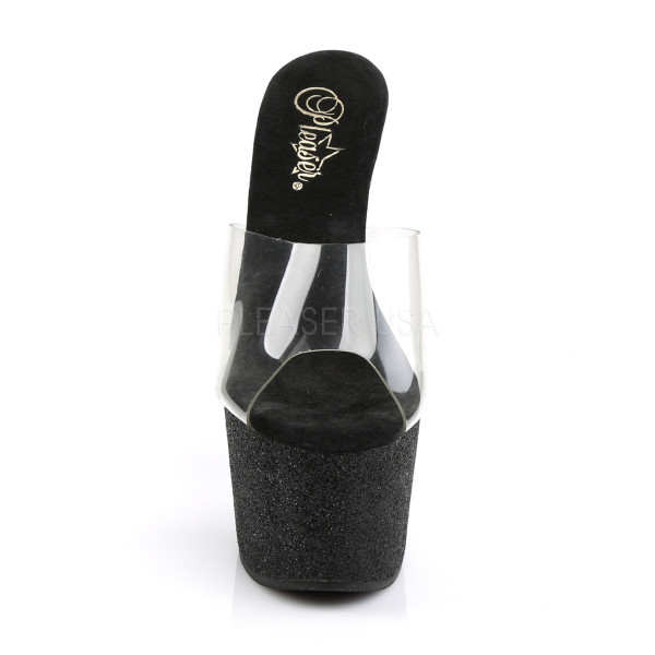 ADORE-701SDG - 7" Heel, 2 3/4" PF Slide Featuring Glitter Covered Bottom — image 6 of 8