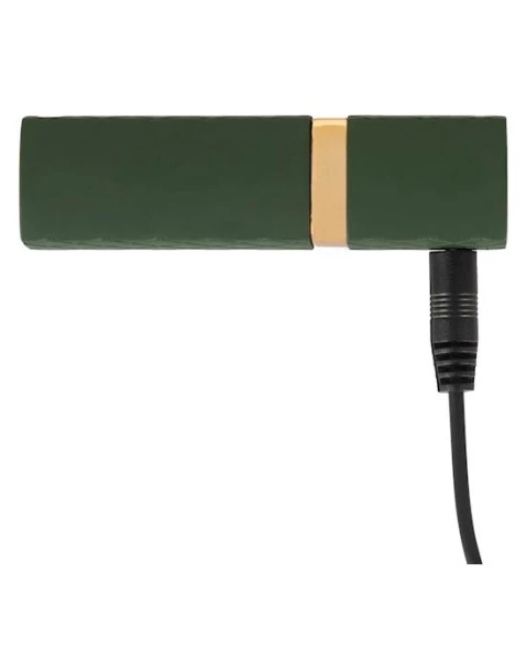 Emerald Love Luxurious Lipstick Vibrator  - Green