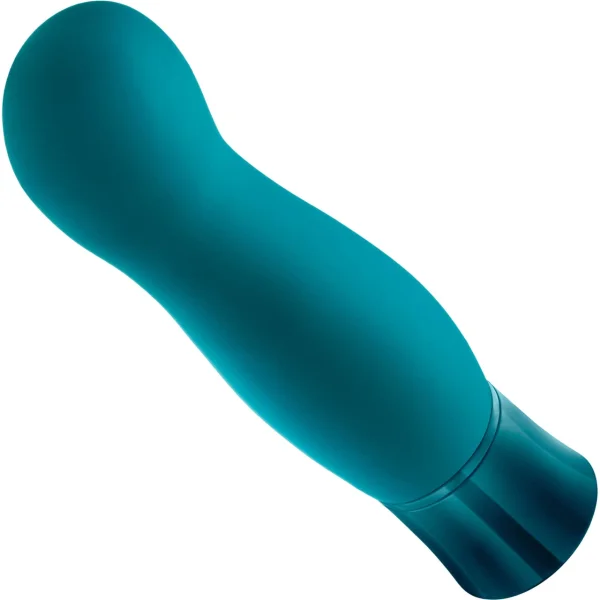 Oh My Gem Fierce Rechargeable Silicone Warming G-Spot Vibrator By Blush - Blue Topaz