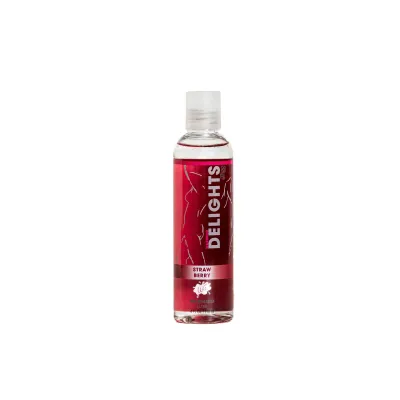 Warming Delights Strawberry Flavored Lube 4 Oz