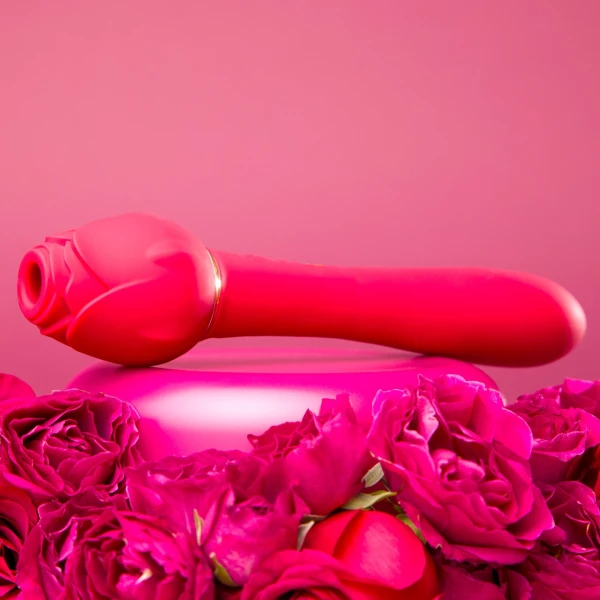 Rosegasm Twosome Dual Ended Suction Vibe