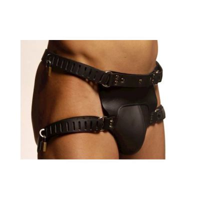 Strict Leather Locking Chastity Belt