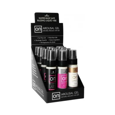 On Arousal Gel For Her Display Asst Flavors Box Of 12
