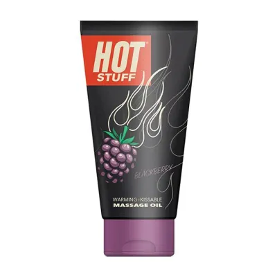 Hot Stuff Warming Oil Blackberry 6 Fl Oz 177 Ml Tube