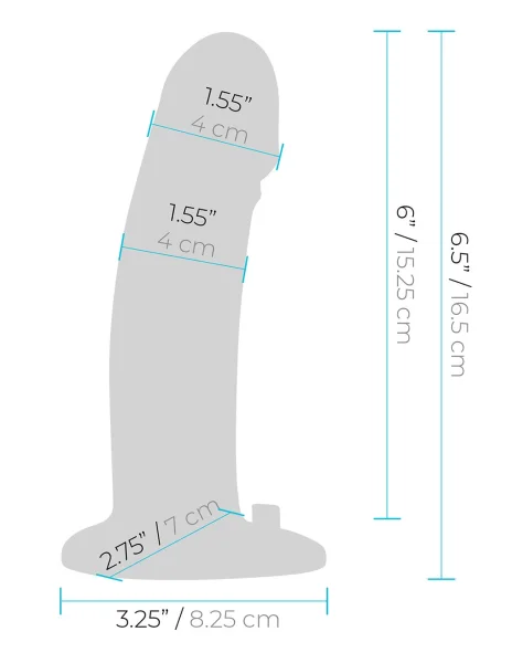 Pegasus 6.5" Realistic Dildo Strap-On Set