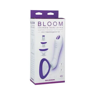 Bloom intimate Body Pump Vibrator 4 in 1 Interchangeable Set