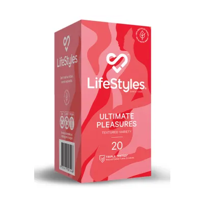 Lifestyles Ultimate Pleasures Condoms 20 pack