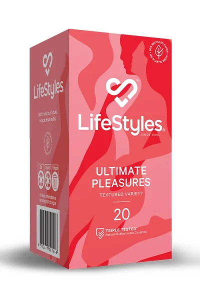 Lifestyles Ultimate Pleasures Condoms (20 pack)
