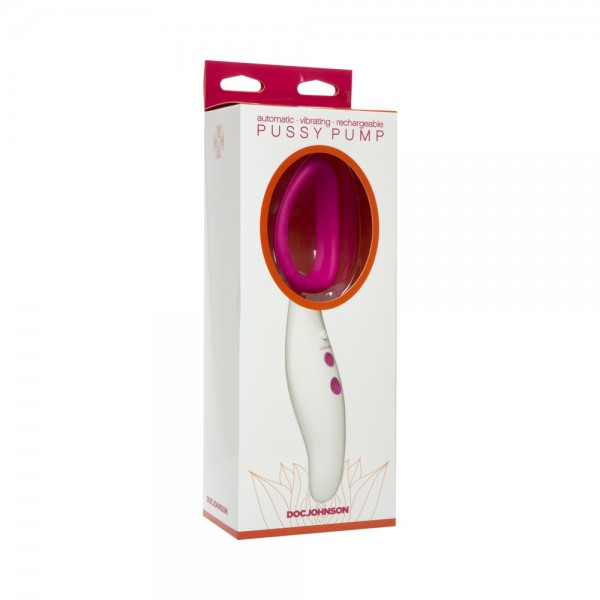 Automatic Pussy Pump Vibrating Pink White
