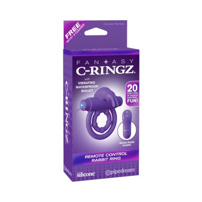 Fantasy C Ringz Remote Rabbit Ring Purple