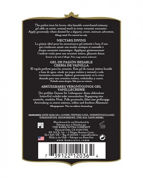 Kama Sutra Divine Nectars Vanilla Creme 5oz