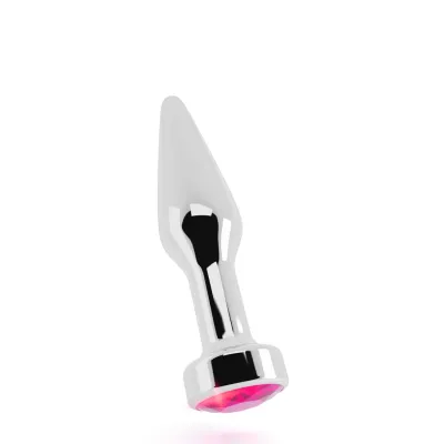 Rich R9 Silver Plug 3 9 Inch Pink Sapphire