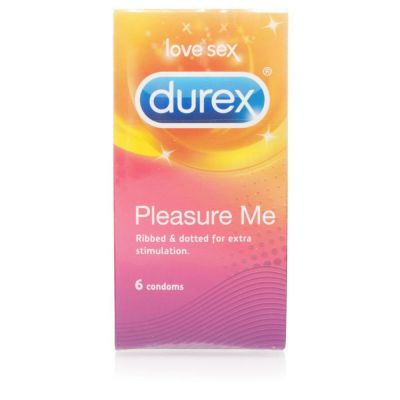 Durex Pleasure Me Ribbed and Dotted Condoms 6 Pack