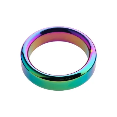 Kink Range Iridescent Penis Head Ring 1 7 Inch Rainbow 44mm