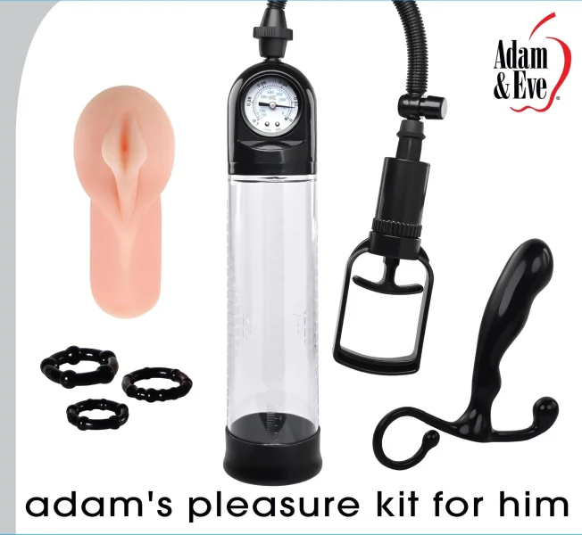 Adam's Pleasure Kit for Him - Black