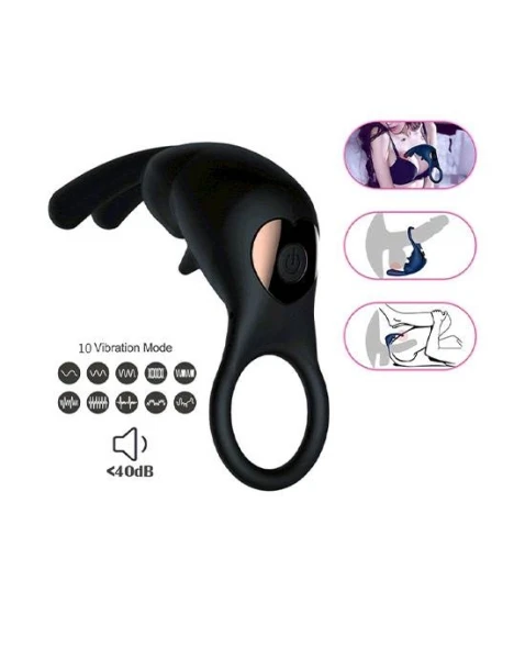 Jumping Rabbit Vibrating Cock Ring