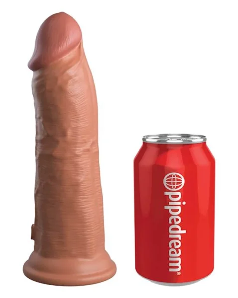 King Cock Elite Dual Density Vibe Silicone Dildo