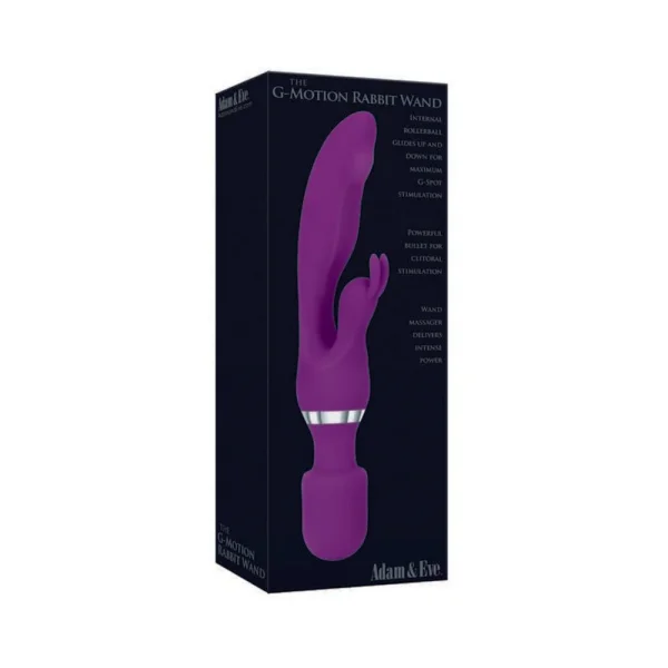 G-Motion Rabbit Wand Purple Vibrator — image 9 of 9