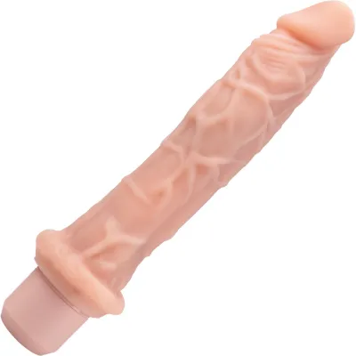 Dr Skin Silicone Dr Richard Waterproof Vibrating 9 Dildo By Blush Vanilla