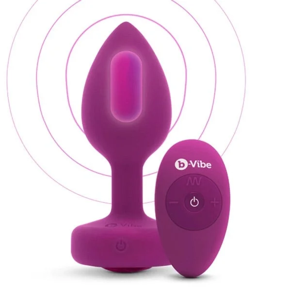 B-Vibe Vibrating Jewels Remote Control Plug S/M