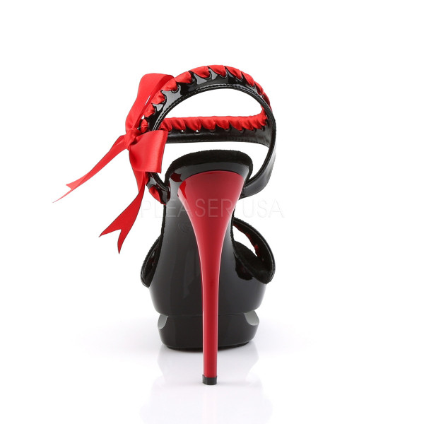 BLONDIE-615 - 6" Stiletto Heel, 1 1/2" Dual PF Two-Tone Sandal — image 4 of 4