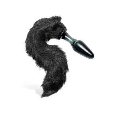 Tailz 4 Glass Anal Plug with Long Fox Tail