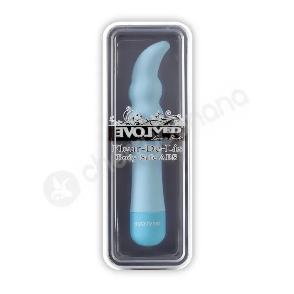 Fleur De Lis Blue Silky G Vibrator