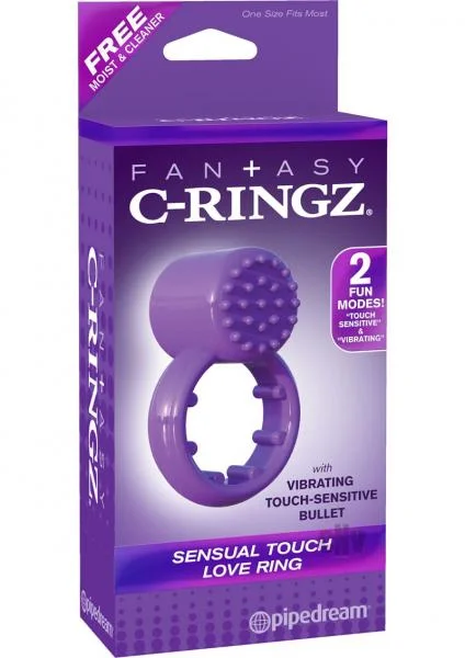 Fantasy C-Ringz Sensual Touch Love Ring Purple