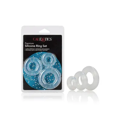 Premium Silicone Ring Set Clear
