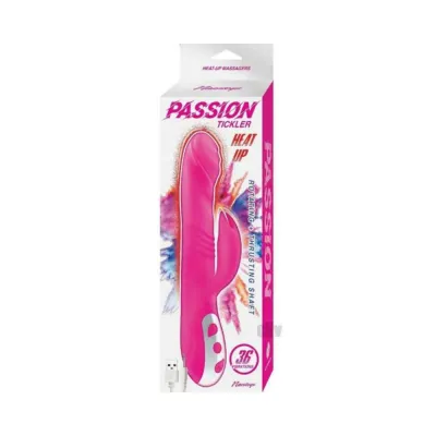 Rabbit Vibrators Passion Tickler Heat Up Dual Stimulator Pink