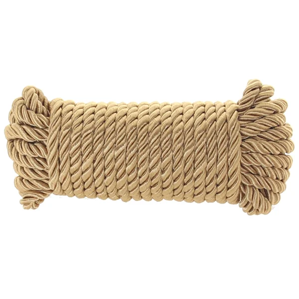 Bound Rope By NS Novelties 25 Feet - Gold