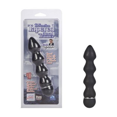 Dr Joel 10 function Tapered Anal Trainer Black