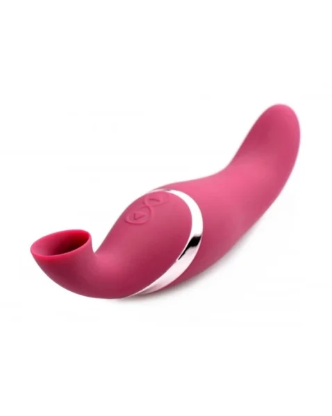 Inmi Shegasm Intense Clitoral Stimulator & Vibe - Pink - 7.7 Inch