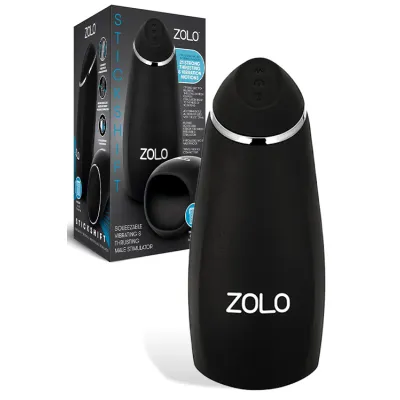 ZOLO Stickshaft 6 Squeezable Vibrating Thrusting Masturbator