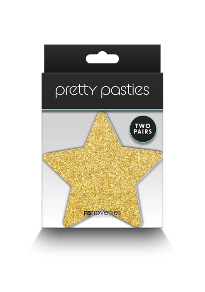 Pretty Pasties Glitter Stars Nipple Pasties Set