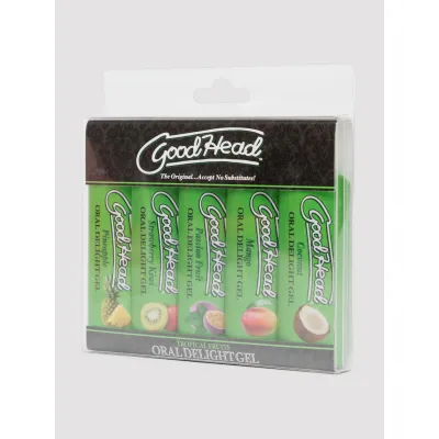 Doc Johnson Good Head Tropical Fruits Flavoured Lubricant 5 x 28ml