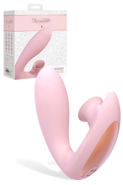 Shots Toys Desirable Dual Stimulation Air Pulse Vibrator