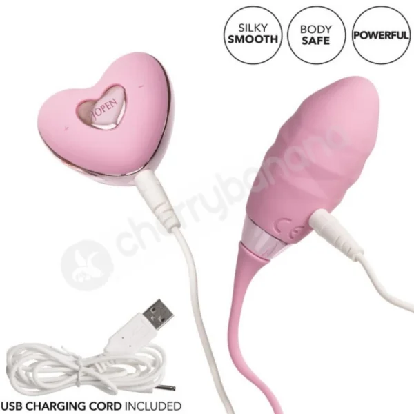 Jopen Amour Silicone Egg Bullet Vibe With Heart Shaped Remote Control