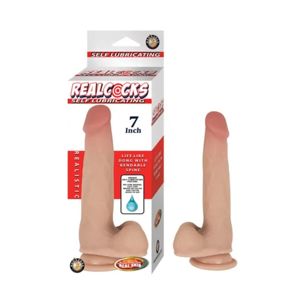 Realcocks Self Lubricating 7"-flesh — image 5 of 5